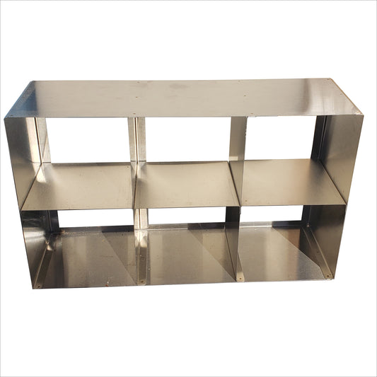 Freezer Rack: Stainless Steel - Holds (6) Boxes