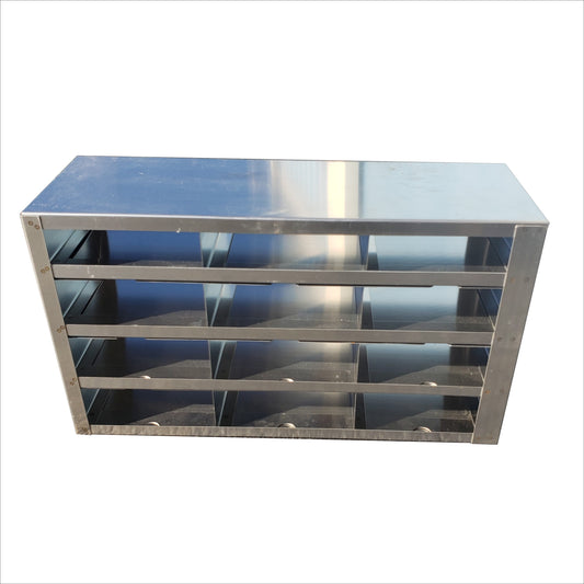 Cryogenic 4 drawer freezer rack 12 box capacity