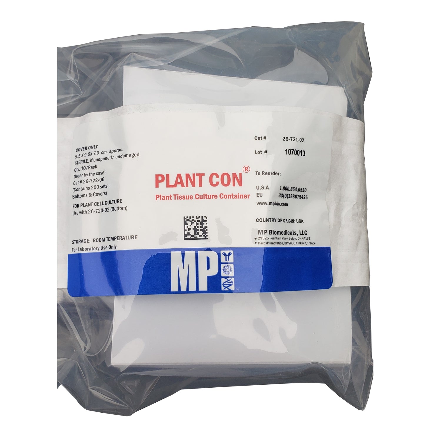 Plantcon™ Plant Tissue Culture Containers