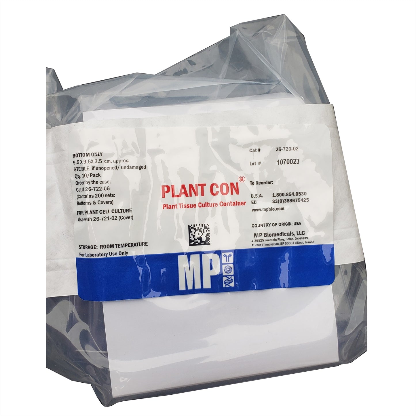 Plantcon™ Plant Tissue Culture Containers