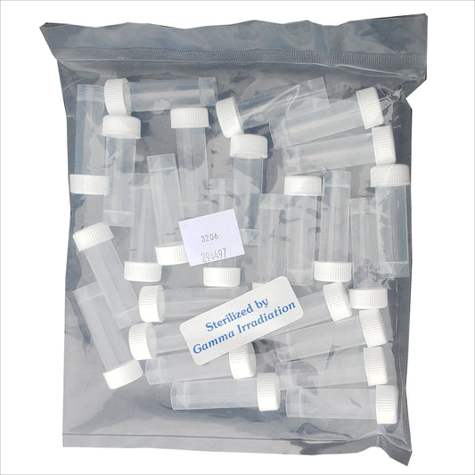 Sterilized Self-Standing Specimen Transport Tube with Attached Screw Cap, 5mL